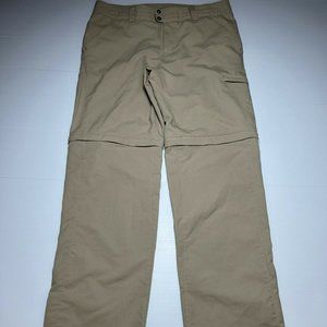 Columbia Women's Titanium Convertible Hiking Pants Size 6 Long Truffle color